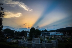 abendstimmung über minimundus